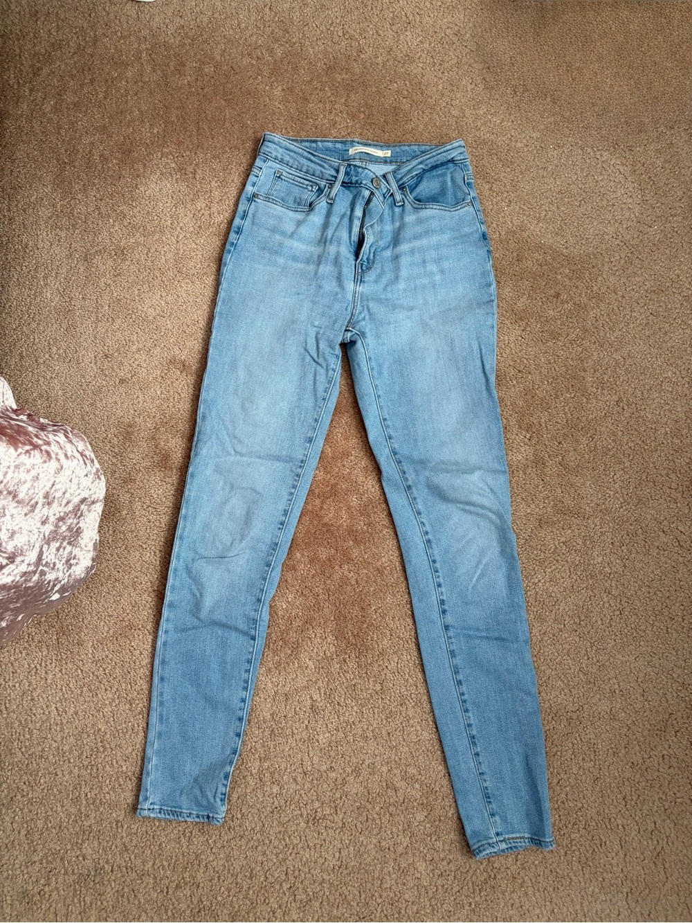 Levi's Women's Skinny Jeans in Light Blue Wash